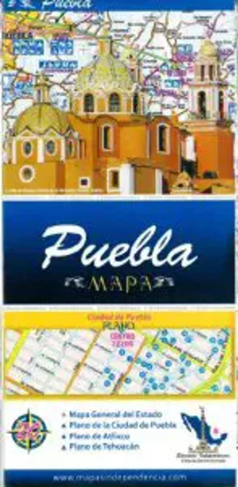 Puebla, Mexico State Map