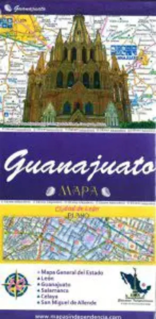 Guanajuato, Mexico State Map