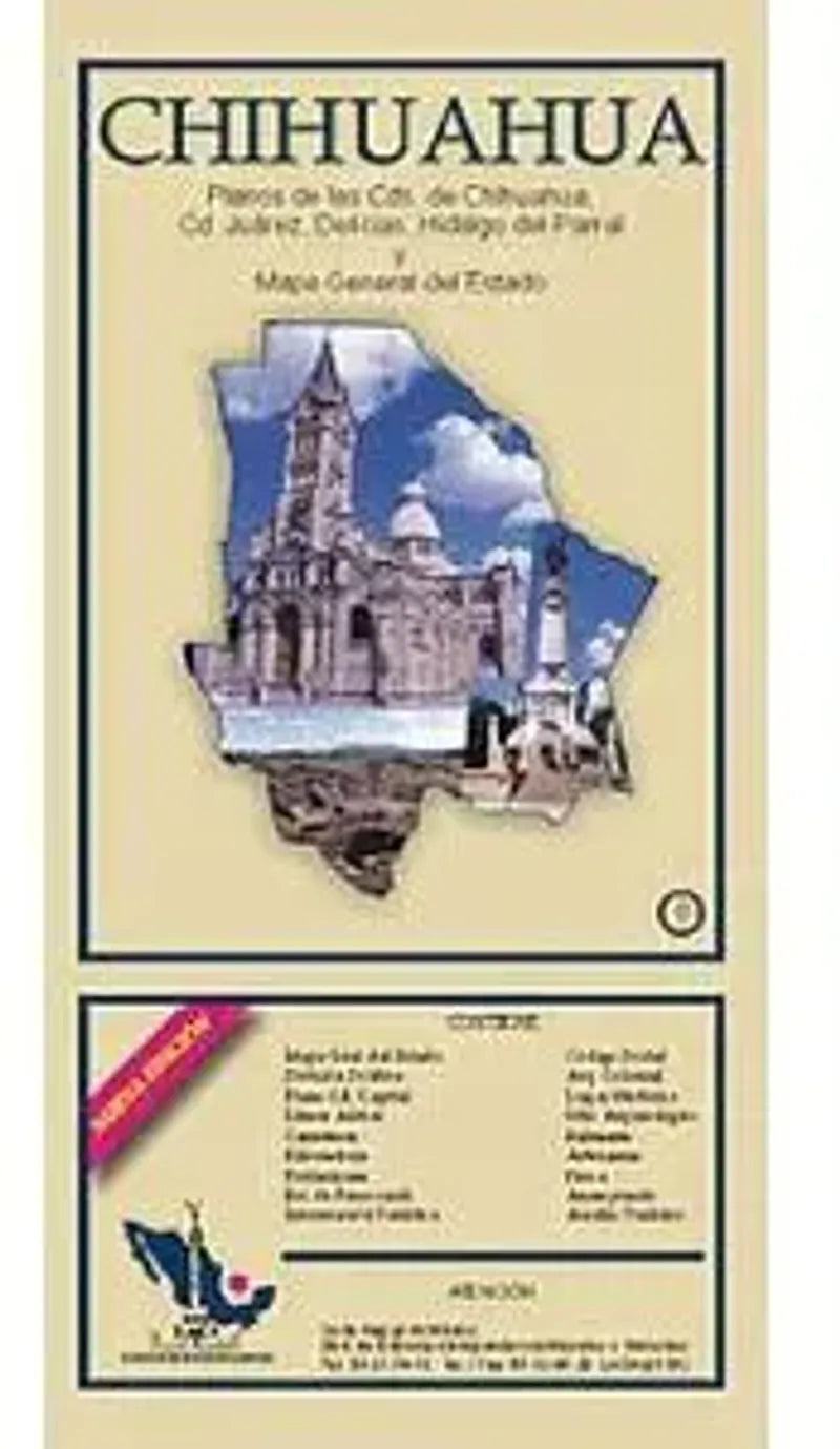 Chihuahua, Mexico State Map