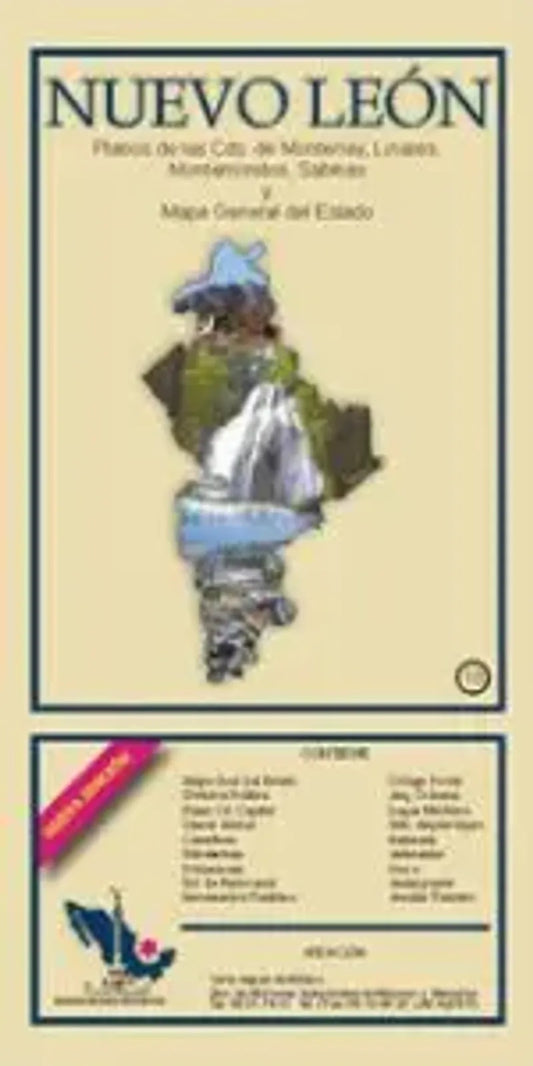 Nuevo Leon, Mexico State Map