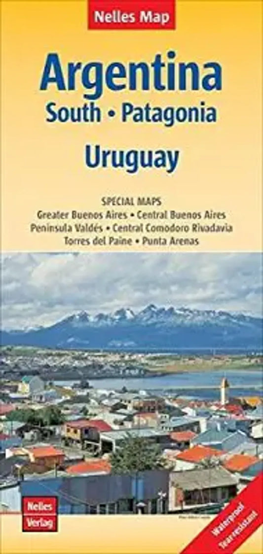 Argentina South (Patagonia) Travel Map by Nelles