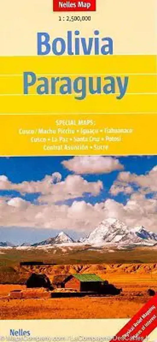 Bolivia & Paraguay Travel Map