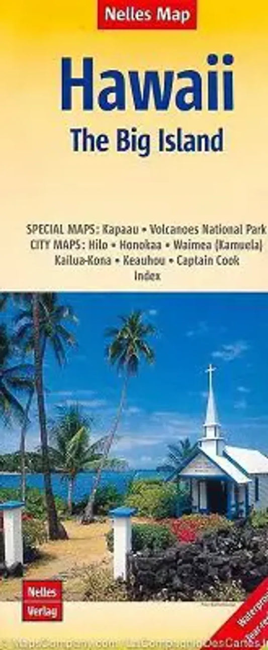 Big Island of Hawaii Travel Map by Nelles