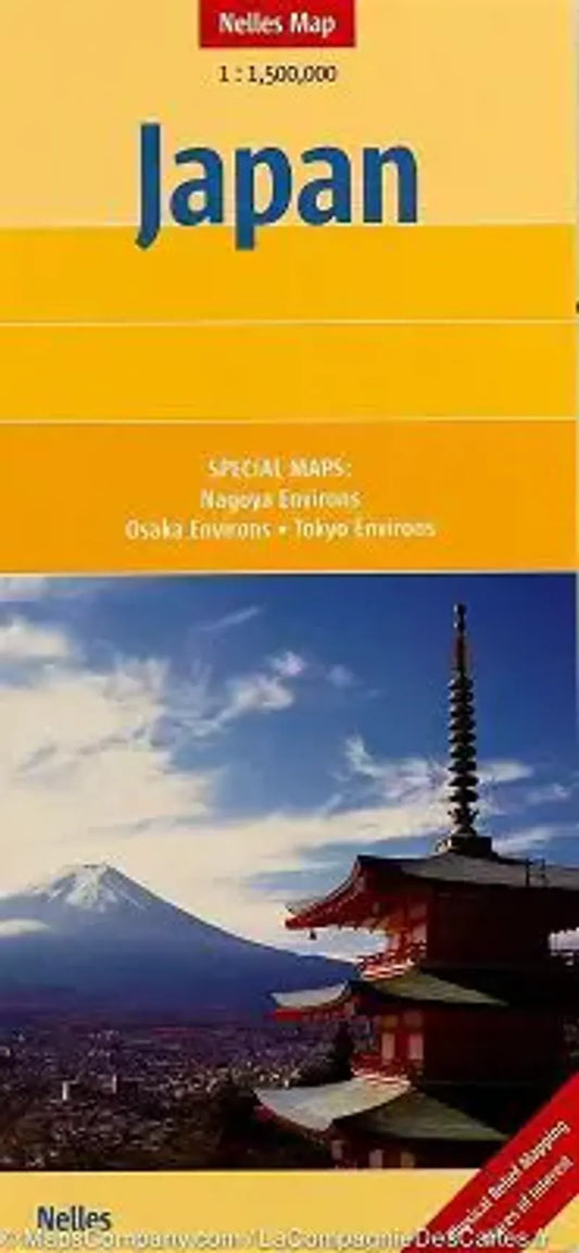 Japan Travel Map by Nelles