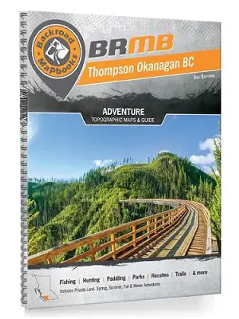 Thompson Okanagan Backroad Map Book – Metsker Maps