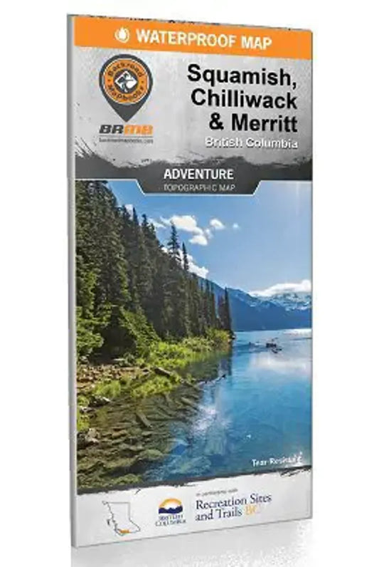 Squamish Chilliwack Merritt Backroad Map