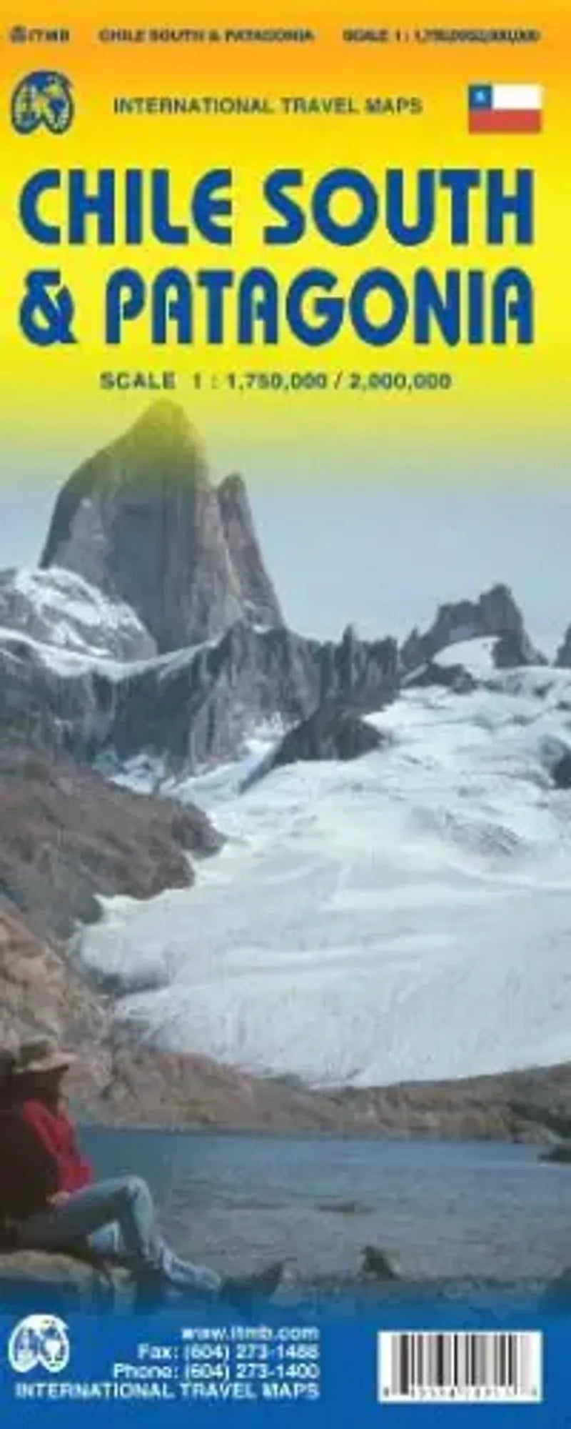 Chile, South & Patagonia Travel Map