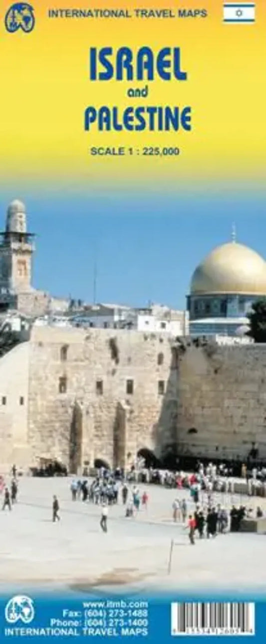 Israel & Palestine Travel Map