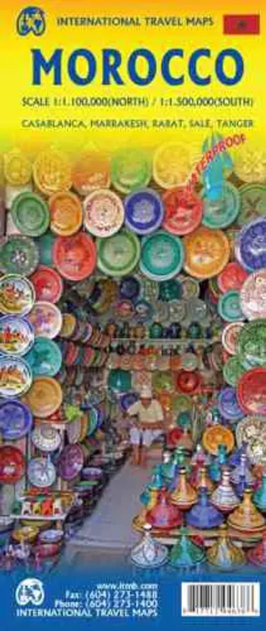 Morocco Travel Map
