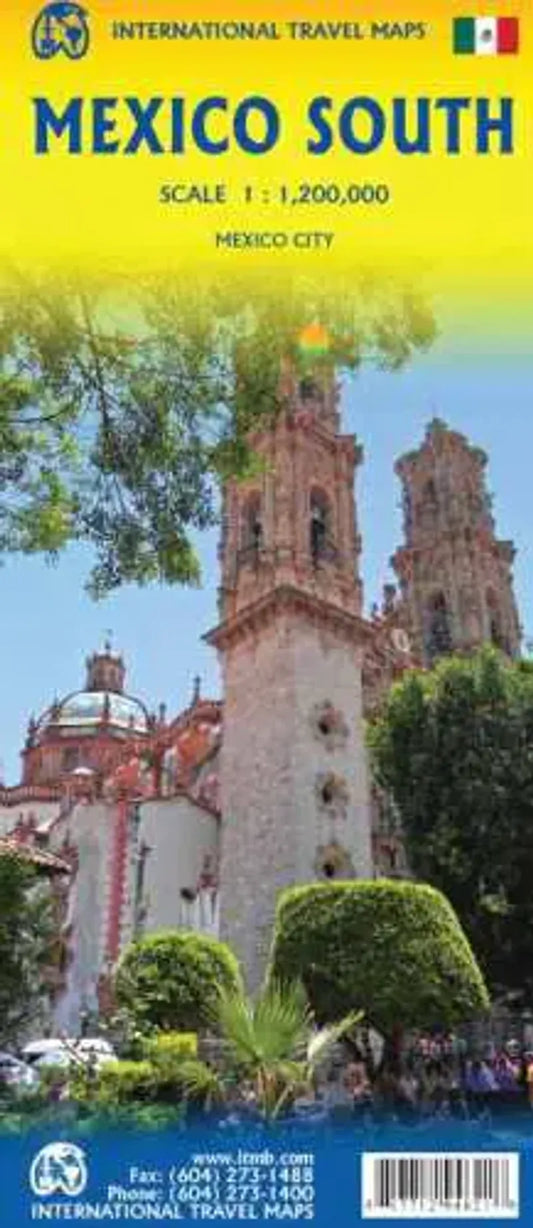 Mexico, South Travel Map