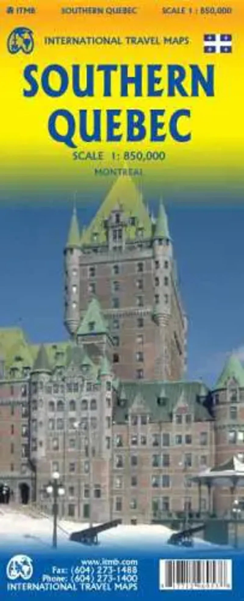 Southern Quebec Travel Map