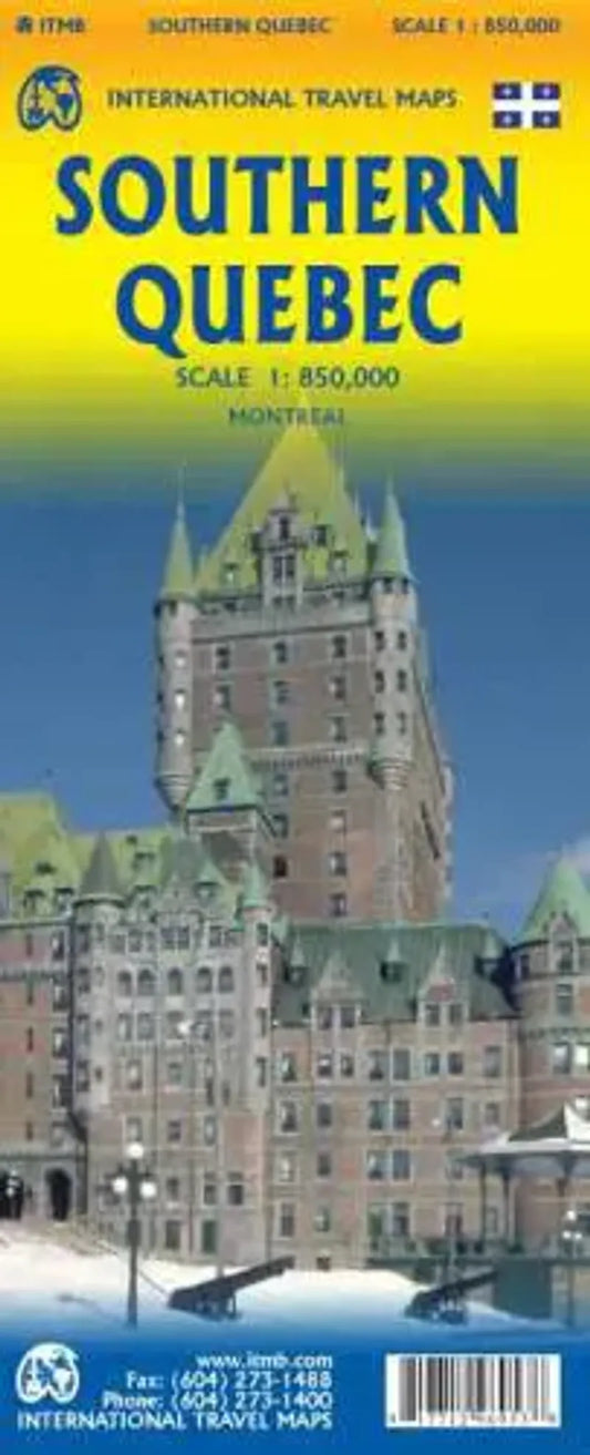 Southern Quebec Travel Map