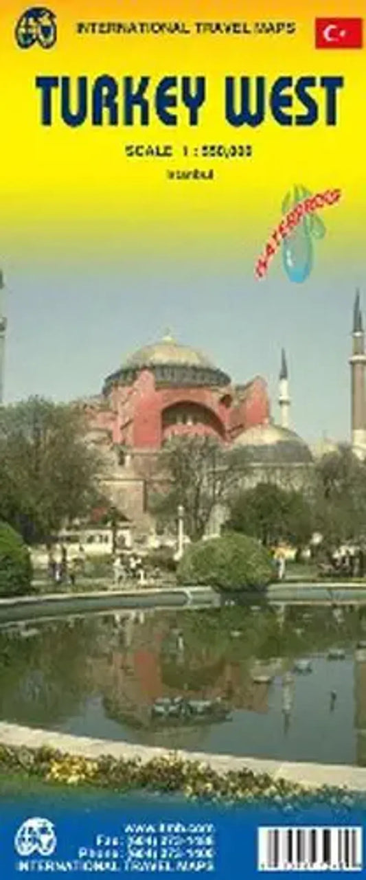 Turkey West Travel Map