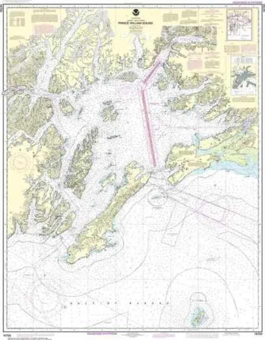 Nautical Chart 16700, Prince William Sound