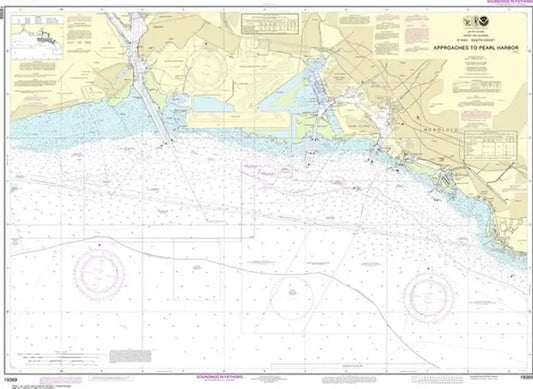 Nautical Chart 19369 - South Coast of Oahu