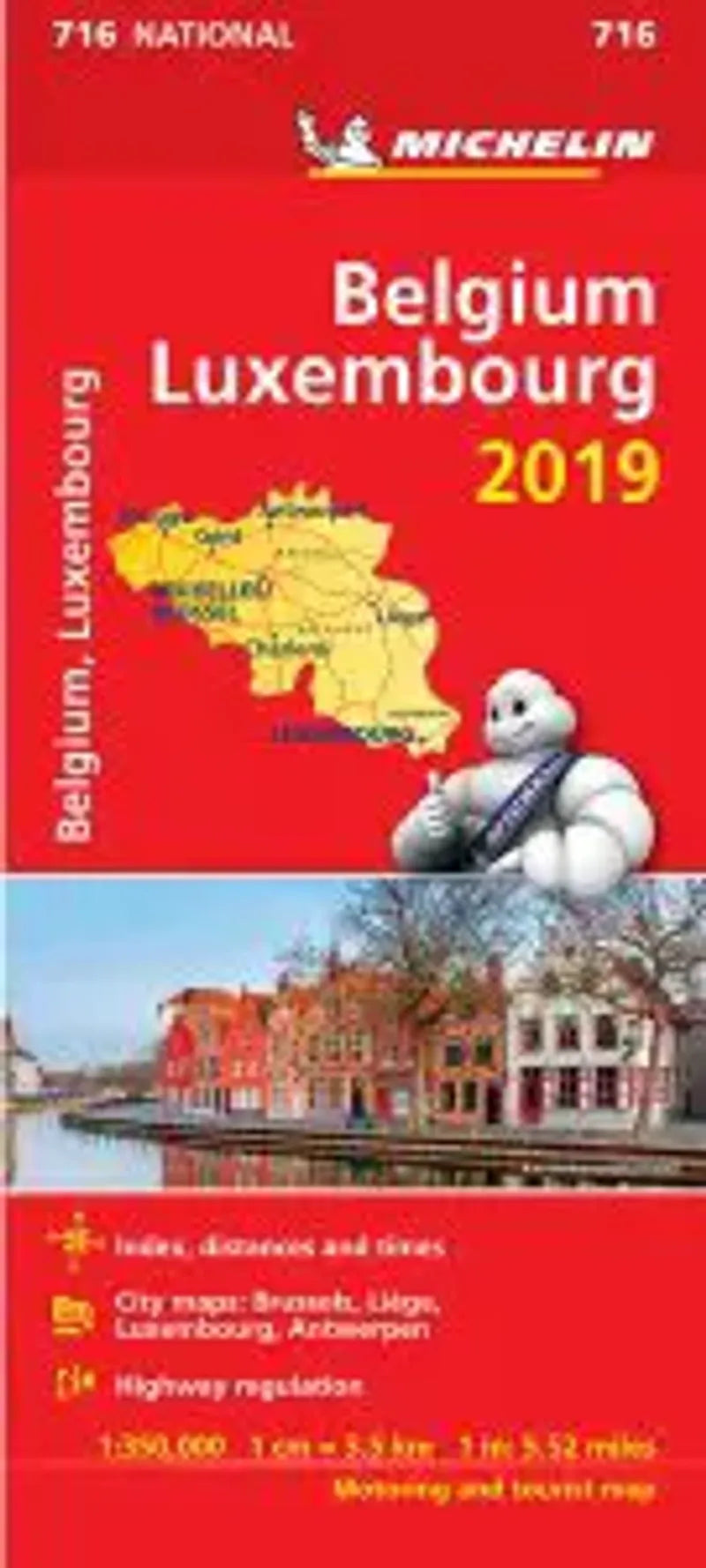Belgium Luxembourg Travel Map