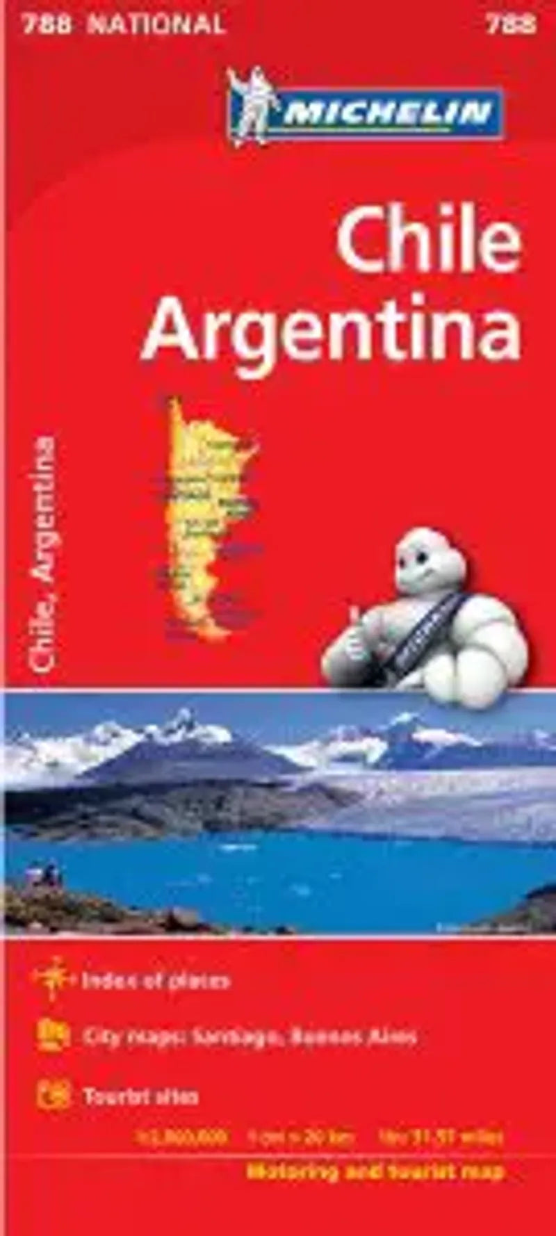 Chile & Argentina Travel Map