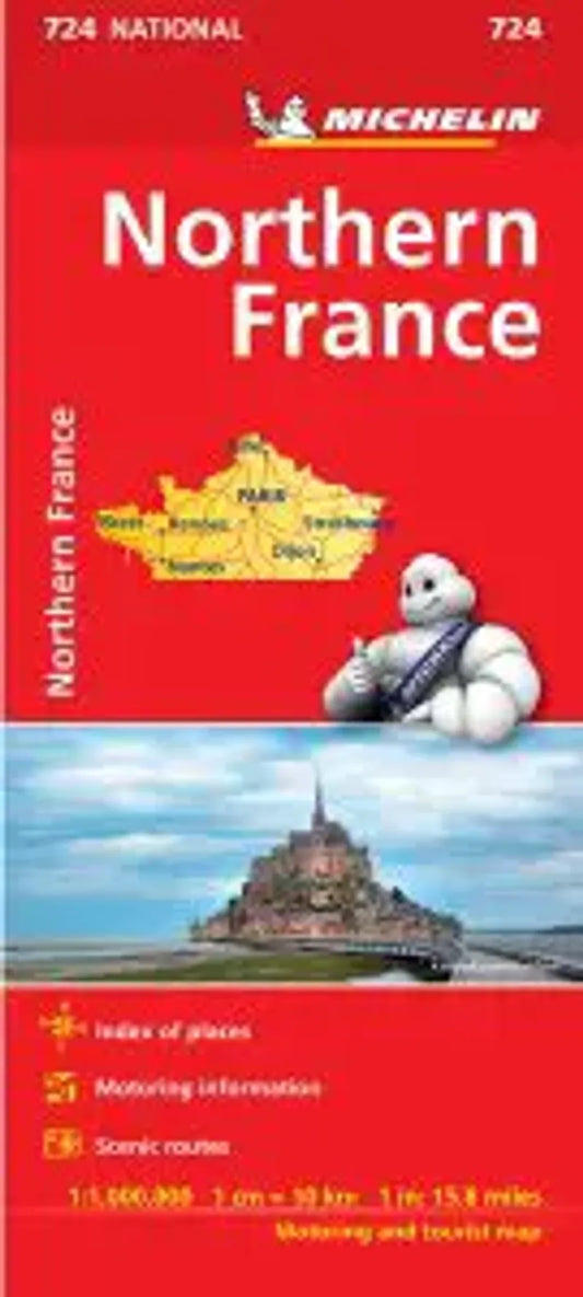 Northern France Road Map