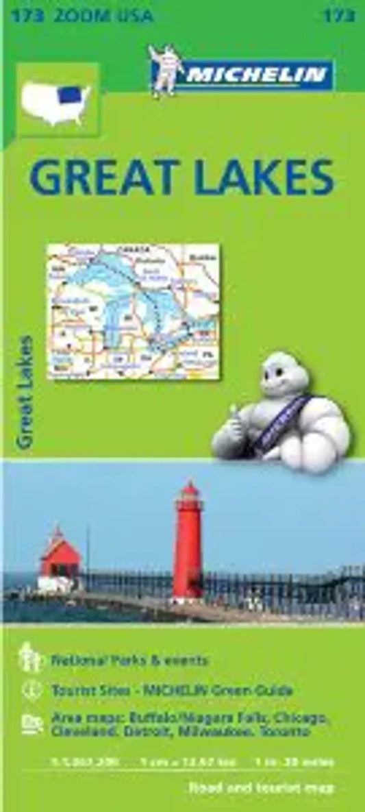 Great Lakes Regional Travel Map