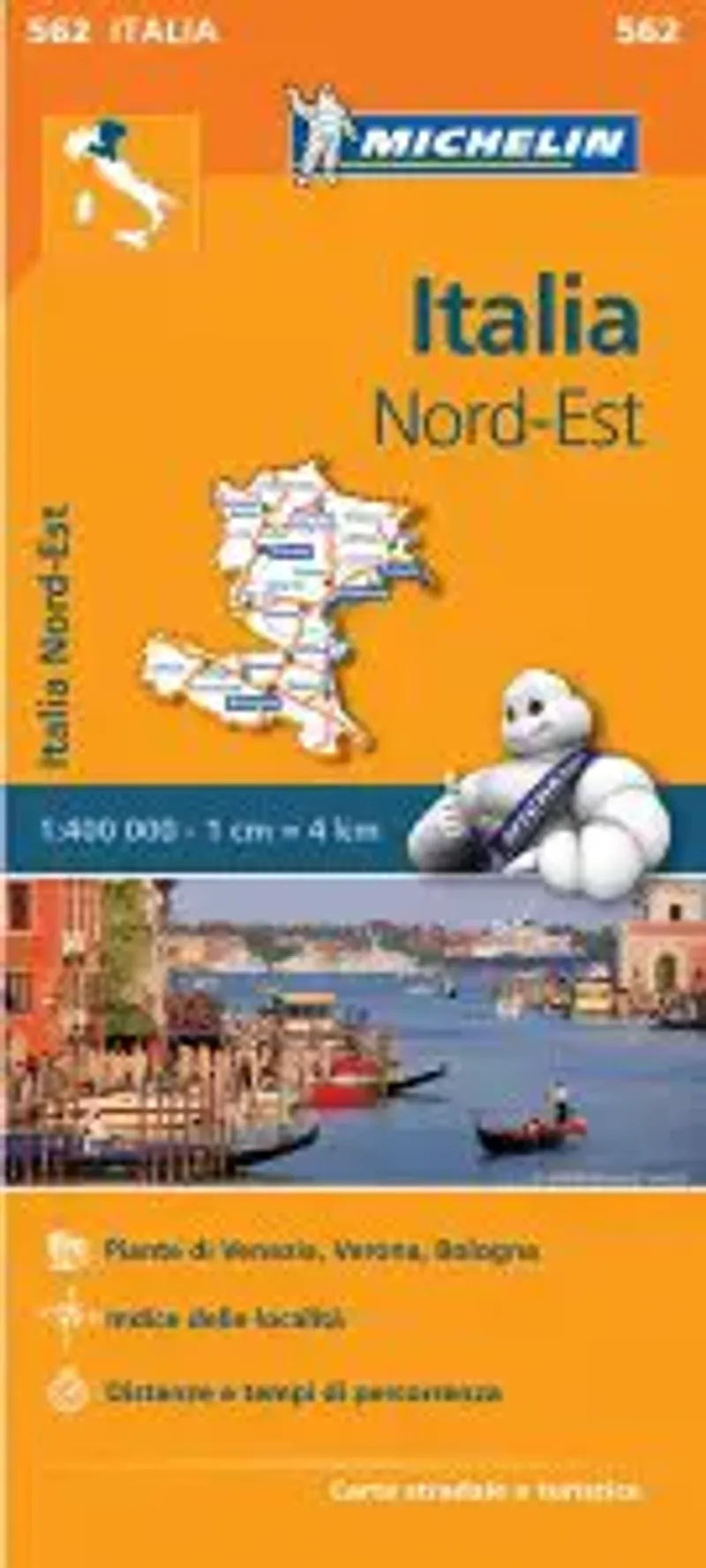 Italy - Northeast Travel Map