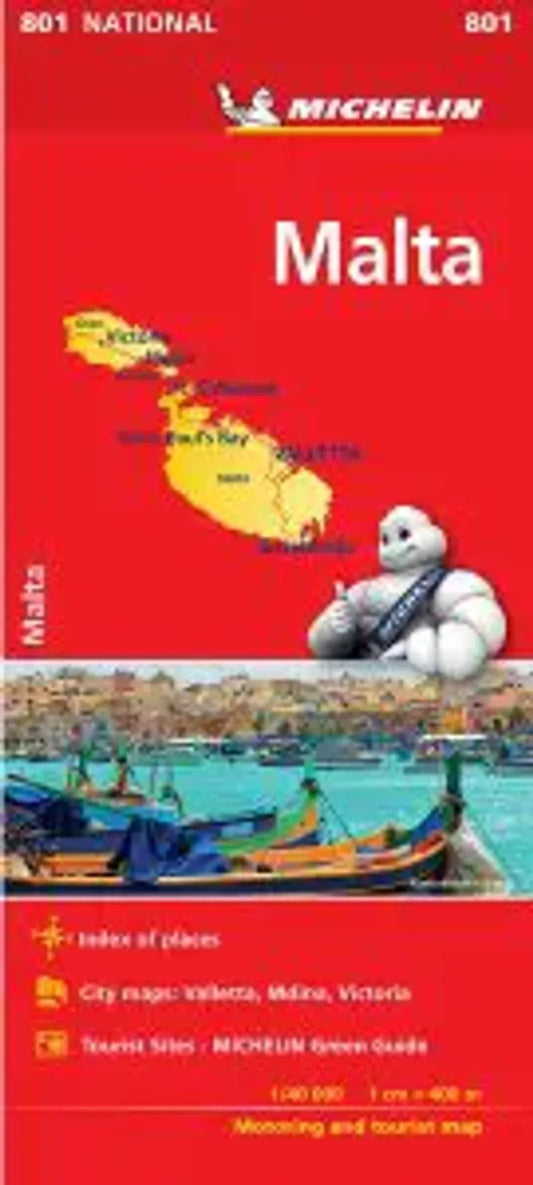Malta & Gozo Travel Map