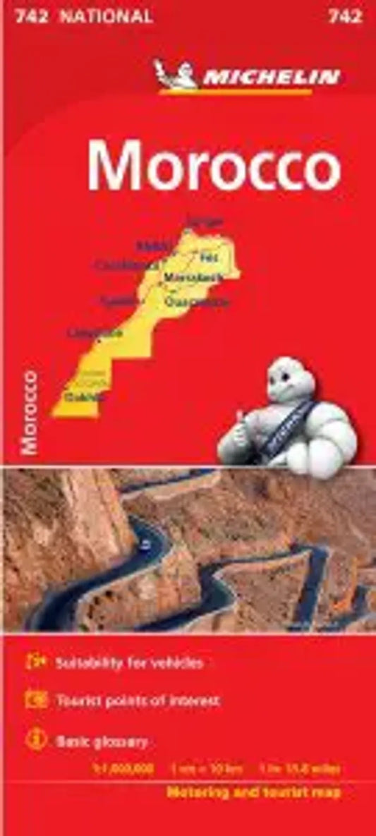 Morocco Travel Map