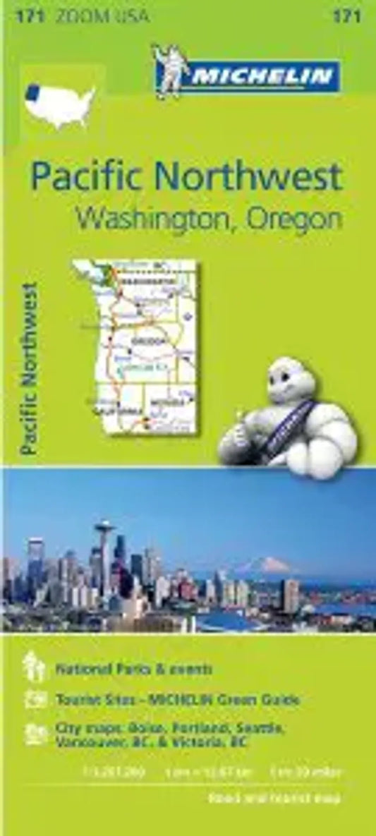 Pacific Northwest Regional Map - WA, OR