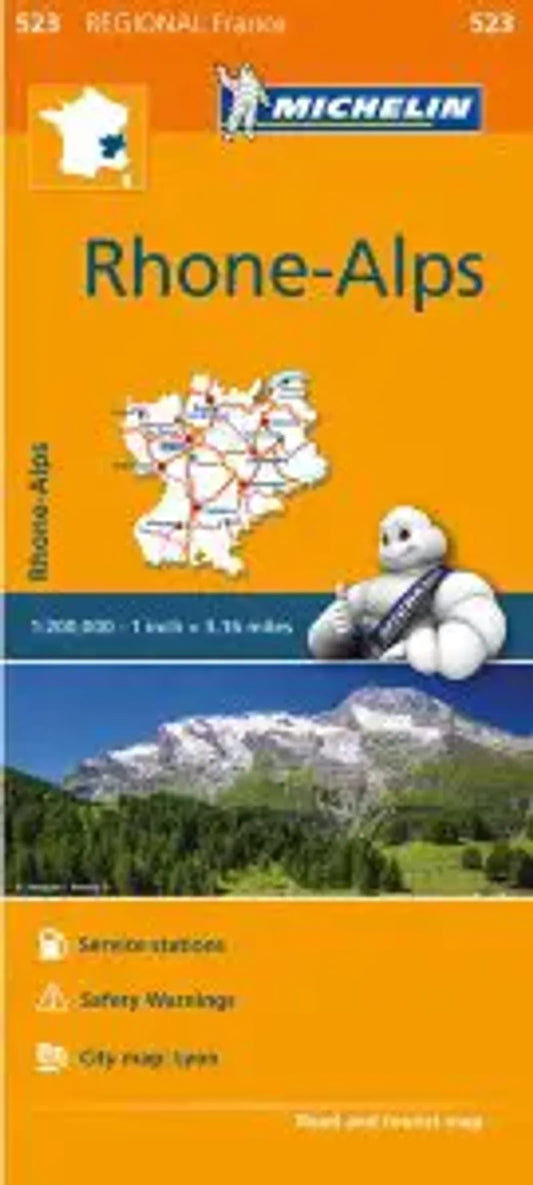 Rhone-Alps Regional Map 523