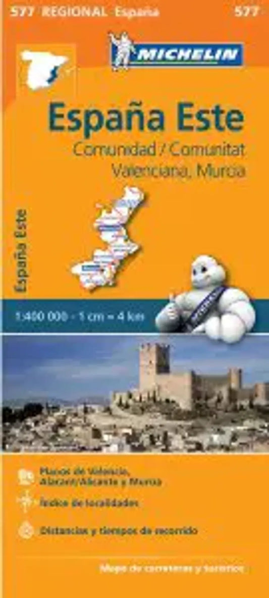 Spain East Region Map