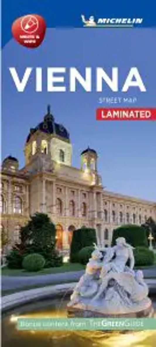 Vienna Write On Wipe Off Laminated Street Map