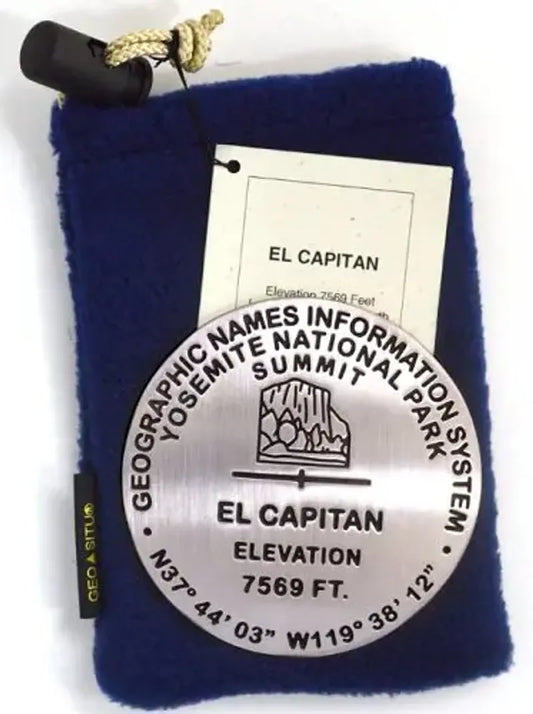 El Capitan Bench Mark Medallion