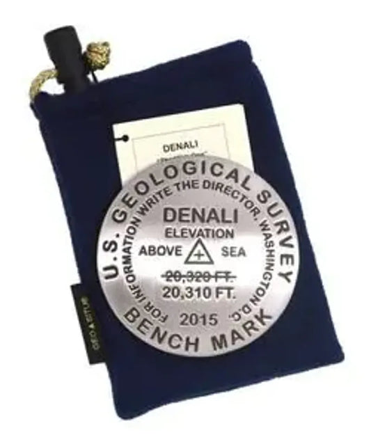 Denali Bench Mark Medallion