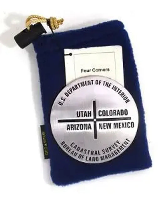 Four Corners Bench Mark Medallion