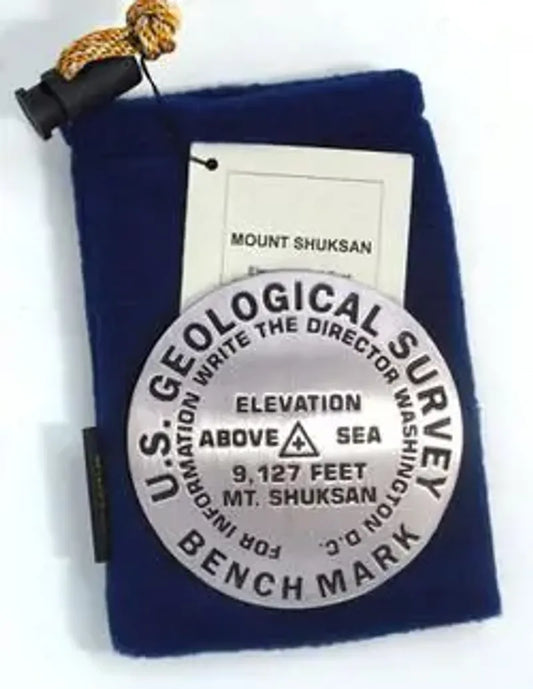 Mt. Shuksan Bench Mark Medallion
