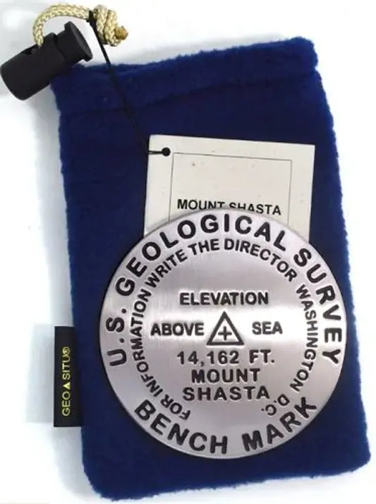 Mt. Shasta Bench Mark Medallion