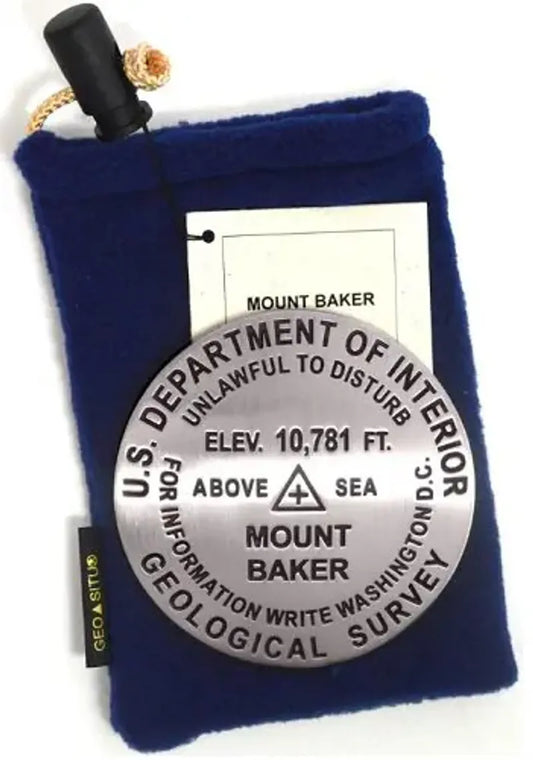 Mt. Baker Bench Mark Medallion