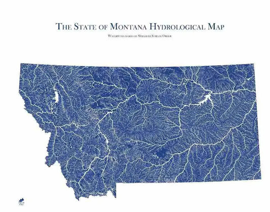 Montana Hydrological Map