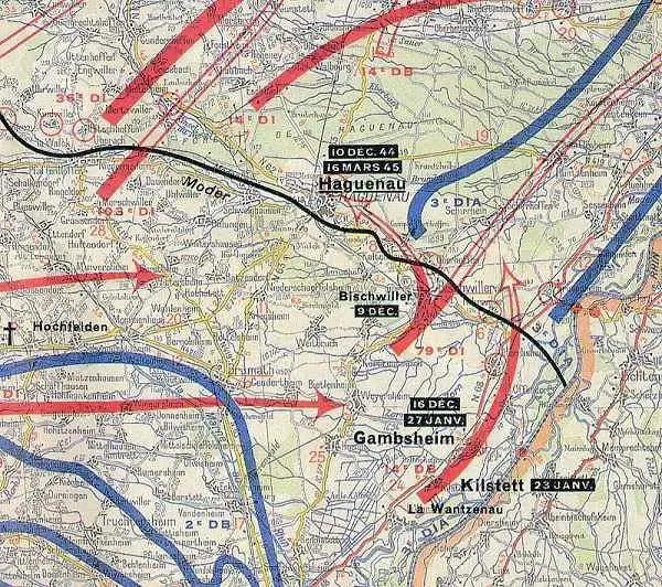Battle of Alsace Map