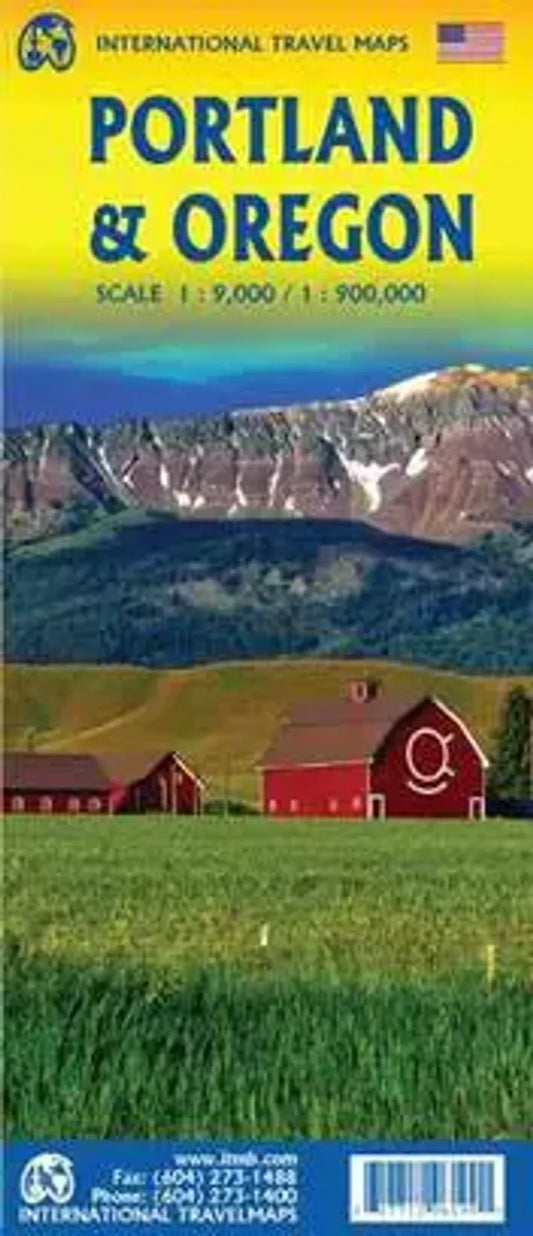 Portland & Oregon Travel Map