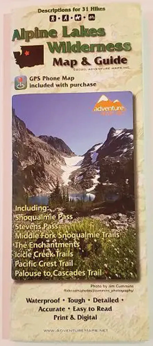 Alpine Lakes Trail Map