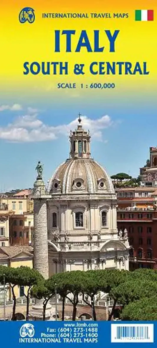 Italy South & Central Travel Map
