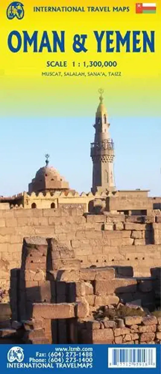 Oman & Yemen Travel Map