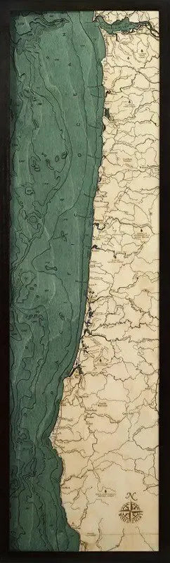 Oregon Coast Wood Chart