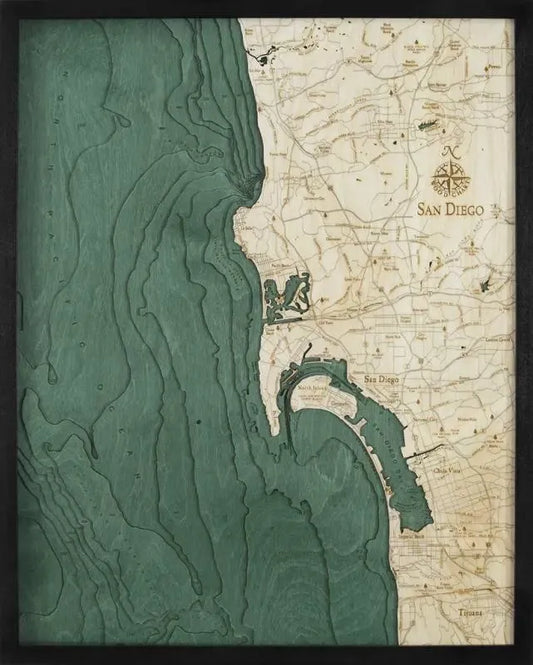 San Diego Wood Chart