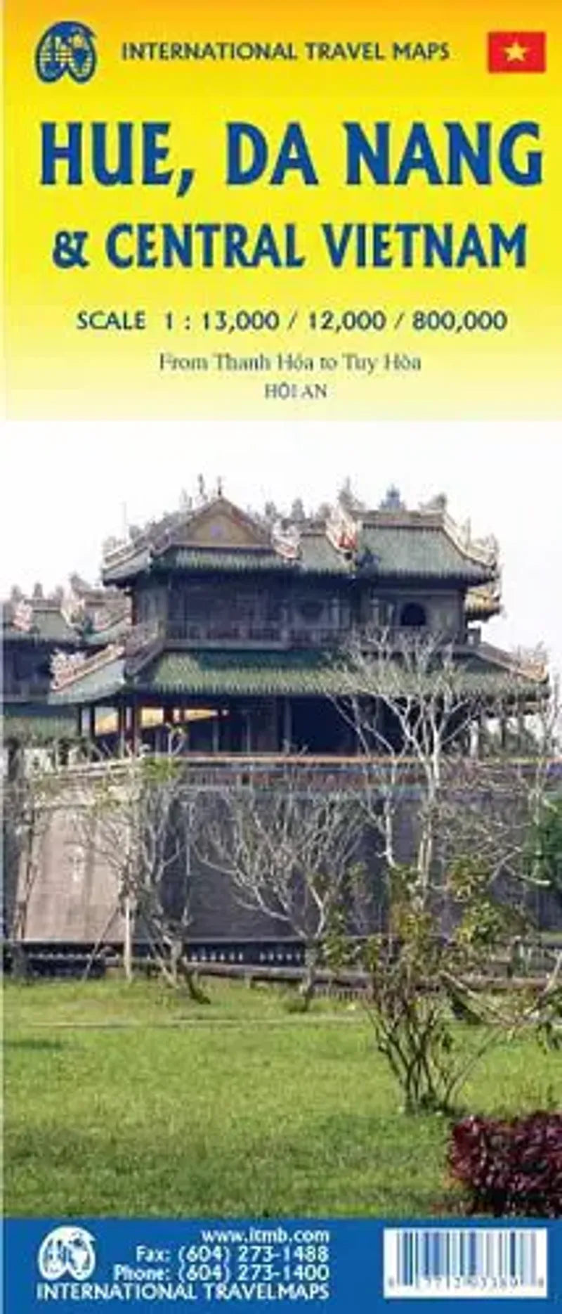 Hue Da Nang & Central Vietnam Travel Map