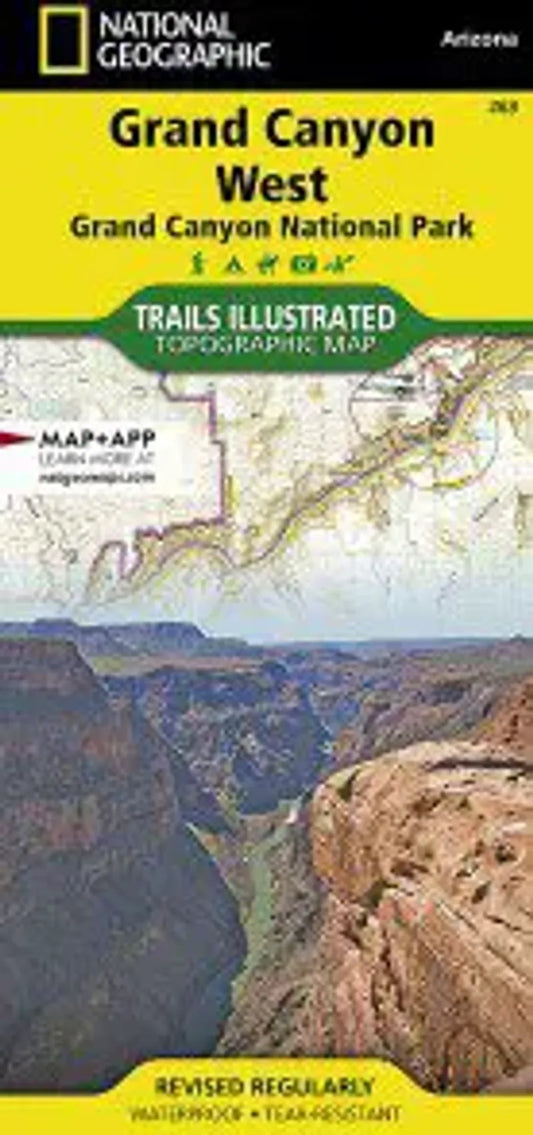 Grand Canyon National Park West Map