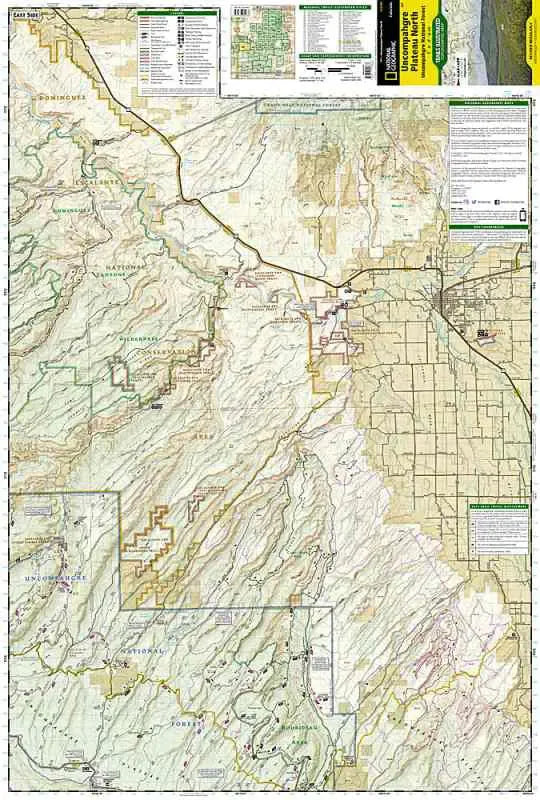 Uncompahgre Plateau North Map