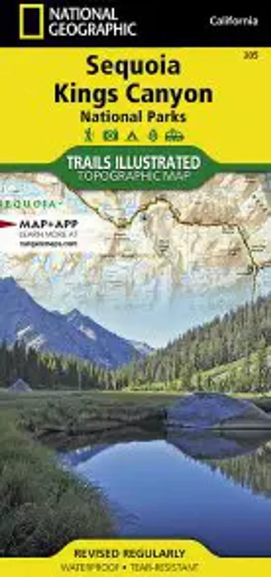 Sequoia & Kings Canyon National Park Map