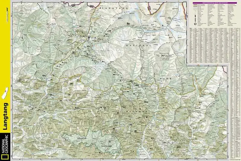 Langtang Travel Map
