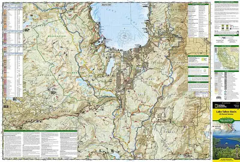 Lake Tahoe Basin Map